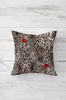 Pelangi Leopar Desenli Çift Tarafı Baskılı Gizli Fermuarlı Yastık Kılıfı Kırlent Koltuk Yastık Kılıfı, Leopar 43 X 43, 324691184345457 ürün görseli 1