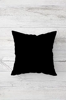 Pelangi Düz Renk Siyah Çift Tarafı Baskılı Gizli Fermuarlı Yastık Kılıfı Kırlent Koltuk Yastık Kılıfı, Siyah 45 X 45, 24691332245451 ürün görseli 1