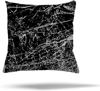 Pelangi Geometrik Batik Desen Gizli Fermuarlı Yastık Kılıfı Kırlent Kılıfı Koltuk Yastık Kılıfı, Siyah-Beyaz 45 X 45 ürün görseli 1