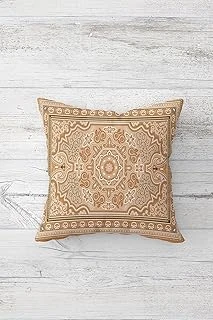 Pelangi Etnik Çift Tarafı Baskılı Gizli Fermuarlı Yastık Kılıfı Kırlent Koltuk Yastık Kılıfı, Pudra-Kahve 45 X 45, 24691274645451 ürün görseli 1