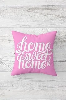 Pelangi Pembe Sweet Çift Tarafı Baskılı Gizli Fermuarlı Yastık Kılıfı Kırlent Koltuk Yastık Kılıfı, Pembe-Beyaz 45 X 45 ürün görseli 1