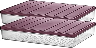 Selka - Nora 2'Li 2.5 Litre Büyük Boy Gri Saklama Kabı ürün görseli 1