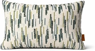 Forest Rain Yeşil/Krem Dekoratif Yastık 35X50 Cm – Suya Dayanıklı, Solmaya Dayanıklı Kumaş, Dolgulu Bahçe Balkon Teras Kırlenti ürün görseli 1