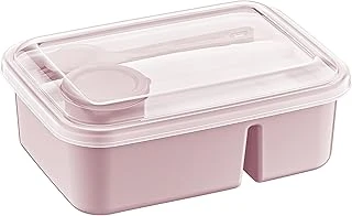 Life Lunch To Go 3 Bölmeli Beslenme Kabı – Sosluklu, Sızdırmaz Kapak, Bpa İçermez, 920 Ml + 40 Ml (Pembe) ürün görseli 1
