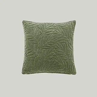 Linens Velour Kırlent Kılıfı 45X45 Cm Haki ürün görseli 1