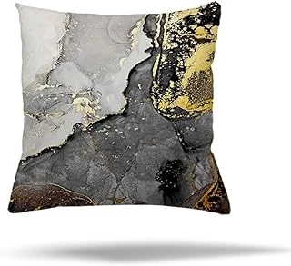 Pelangi Geometrik Patchwork Çiçek Etnik Gizli Fermuarlı Yastık Kılıfı Kırlent Kılıfı Koltuk Yastık Kılıfı, Gold-Gri 45 X 45 ürün görseli 1