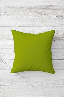Pelangi Düz Renk Fıstık Yeşili Çift Tarafı Baskı Gizli Fermuarlı Yastık Kılıfı Kırlent Koltuk Yastık Kılıfı, Fıstık Yeşili 45 X 45 ürün görseli 1