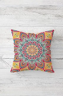 Pelangi Etnik Geometrik Motifler Çift Tarafı Baskılı Gizli Fermuarlı Yastık Kırlent Koltuk Yastık Kılıfı, Karışık Renkli 45 X 45 ürün görseli 1