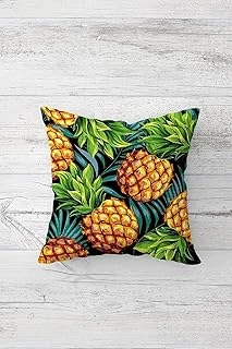 Pelangi Renkli Ananas Desenli Çift Tarafı Baskılı Gizli Fermuarlı Yastık Kılıfı Kırlent Koltuk Yastık Kılıfı, Sarı-Yeşil 45 X 45, 24691317045451 ürün görseli 1
