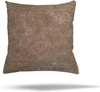 Pelangi Çiçekli Çizgili Kelebekli Gizli Fermuarlı Yastık Kılıfı Kırlent Kılıfı Koltuk Yastık Kılıfı, Kahverengi 45 X 45 ürün görseli 1