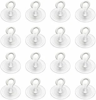 Şeffaf Cam Vantuzlu Askı Seti 16’Lı, 3 Cm X 3 Cm Kompakt Tasarım, 3 Cm Çap Güçlü Vakumlu Yapışma, Delme Vidalama Gerektirmez, İz Bırakmadan Sökülebilir, Banyo Mutfak Duş Camı Fayans İçin Uygun ürün görseli 1