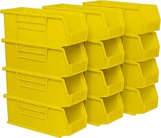 Akro-Mils 30224 11 Inç 4-Inç 4-Inç Plastik Saklama Kabı, Istiflenebilir Akro-, Berry, 12-Pack, 30224 ürün görseli 1