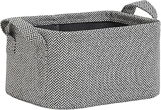 Textile Antrasit Renk Dokulu Kumaş Sepet 24 X 17 X 12 Cm ürün görseli 1