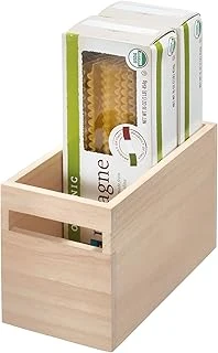 Idesign Kulplu Saklama Kutusu, Mutfak Dolabı Düzenleyici, Raf Veya Saklama Dolabı Için, Çok Yönlü Kutu, Bej ürün görseli 1