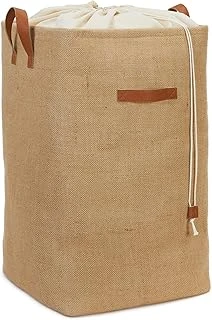 Textile Ağzı Büzgülü Jüt Çamaşır Sepeti 36 X 36 X 57 Cm ürün görseli 1