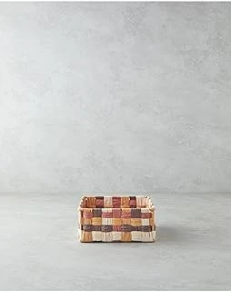 Square Kağıt Ip Sepet Kahve 26X26X12 Cm ürün görseli 1