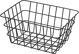 Wenko Banyo Sepeti "Viana" Mat Siyah, Mat Yüzeyli Saklama Sepeti, Telli Tasarım, Kozmetik Vb. Eşyalarınızı Tutar. Ulaşılabilir, Metalden Yapılmış, 18X25X12 Cm ürün görseli 1