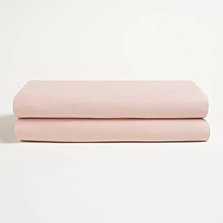 Solıd 300 Tc Tek Kişilik Pamuk Saten%100 Pamuk Saten Lastikli Çarşaf 100X200 Cm Pembe ürün görseli 1