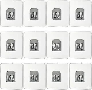 Şeffaf Yapışkanlı Askı Kanca - Güçlü Tutuşlu Banyo Mutfak Duvar Askısı, Delme Gerektirmeyen Çok Amaçlı Kendinden Yapışkanlı Pratik Askı Tutucu (10'Lu Paket) ürün görseli 1