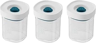 Zwilling Fresh & Save Cube Vakumlu Saklama Kabı Set, Xs, 3 Parça, Şeffaf Akdeniz Mavisi ürün görseli 1