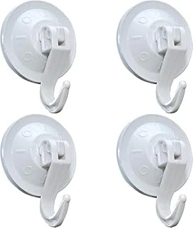 Güçlü Vantuzlu Askı 4’Lü Set. Delme Gerektirmeyen Duvar Askısı, Banyo Mutfak Duş Lavabo İçin, Fayans Cam Seramik Uyumlu, İz Bırakmaz Kaymaz ürün görseli 1