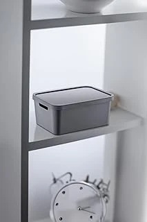 Smartware Stafi Çok Amaçlı Kapaklı Kutu 4,5 Lt Antrasi̇t ürün görseli 1