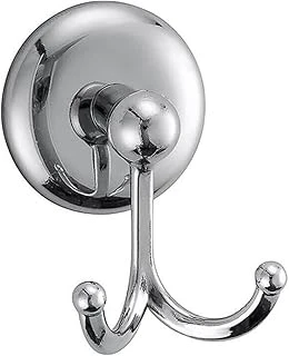 Vidalı Askılık Banyo Tuvalet Lavabo Havlu Bornoz Askısı Çatal İkili Metal Askı Krom ürün görseli 1