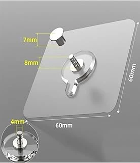 Mobee Pin Delgisiz Vidalı Kanca Tırnak Yapışkanlı Raf Tutucu Askı Süper Güçlü Çerçeve Askısı ürün görseli 1