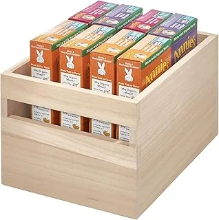 Idesign Kulplu Saklama Kutusu, Mutfak Dolabı Düzenleyici, Raf Veya Saklama Dolabı Için, Çok Yönlü Kutu, Bej, 25,4 X 19,1 X 15,7 Cm ürün görseli 1
