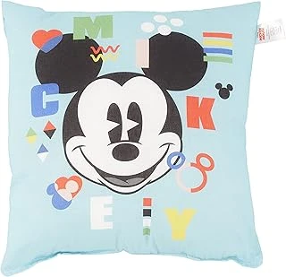 Taç Mickey Funny Karakter Baskılı Pamuk Kırlent, Çok Renkli, 40X40 Cm ürün görseli 1