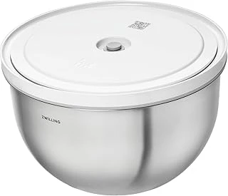 Zwilling Fresh & Save Bowls Vakumlu Saklama Kabı, L, 24 Santimetre, Paslanmaz Çelik, Metalik Gri ürün görseli 1