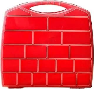 Kyrotech 20 Bölmeli Organizer, Küçük Parçalar Saklama Kutusu, Şeffaf Plastik Alet Düzenleyici Saklama Kutusu Vidalar, Cıvatalar, Çiviler, Boncuk Için Avandanlık Kırmızı ürün görseli 1