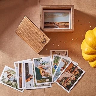 Hediyesepeti Smile Tasarımlı Ahşap Fotoğraf Kutusu ürün görseli 1
