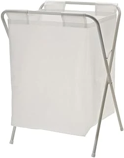 50 Litre Beyaz,Katlanır, Çamaşır Sepeti Açılır Kapanır Pratik Kirli Sepeti 50 Lt U42X G43X Y60 Cm ürün görseli 1