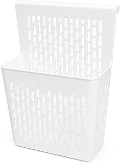 Asmalı Dolap Düzenleyici – Askılı Çok Amaçlı Plastik Organizer Sepet | Mutfak, Banyo, Dolap Ofis İçin Pratik Düzenleyici Kutusu (255X110X325 Mm, Beyaz) ürün görseli 1