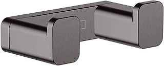 Hansgrohe Addstoris 7,62 Cm Çift Kanca, Fırçalanmış Siyah Krom, 41755340 ürün görseli 1