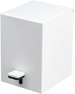 System Pedallı Kare Kovası 3 Lt Beyaz 262X245X180 Mm Beyaz Tek Ebat Ba4055 033 Al7-Al7 ürün görseli 1