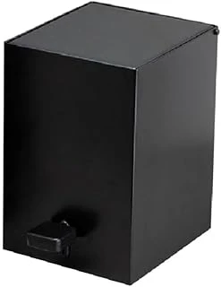 System Pedallı Kare Kovası 3 Lt Siyah 262X245X180 Mm Kovası Tek Ebat Ba4055 033 Al6-Al6 ürün görseli 1