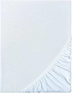 Ezgi Organik%100 Pamuk Lastikli Bebek Çarşafı Geniş Ölçü Aralığı Beyaz 60X120 Cm, Bebekcrsf ürün görseli 1