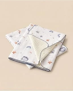 Minory Baby -%100 Pamuk Bebek Battaniyesi | Pikeli | 100X100 Çok Renkli 100 X 100 ürün görseli 1