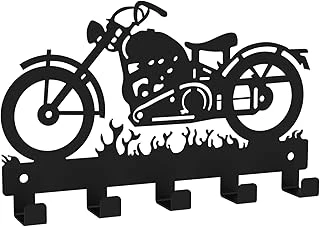 Motosi̇klet Temali Metal Anahtarlik Si̇yah ürün görseli 1