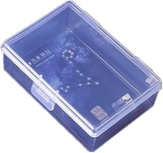 Spelt 9X6Cm Mini Şeffaf Eşya Takı İskambil Saklama Kutusu Organizer Düzenleyici Klipsli Kapaklı Kutu ürün görseli 1