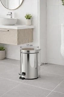 Krom Pedallı Kovası 3 Lt Eko ürün görseli 1