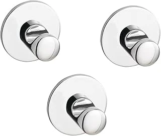 Skoghall Kanca, Kendinden Yapışkanlı, Krom Kaplama, 3 Adet, 160 X 100 Mm ürün görseli 1