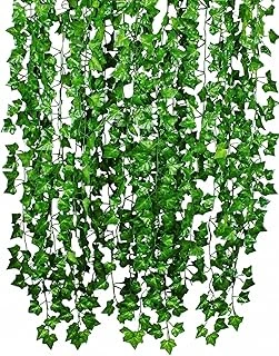 Orret 12 Adet 240 Cm Yapay Sarmaşık Yaprak – Doğal Görünümlü Dekoratif Bitki, Bahçe Ev Dekoru, Doğalgaz Borusu Kapatıcı, Peyzaj Organizasyon İçin Yapay Bitki ürün görseli 1