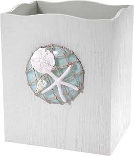 Avanti Linens - Sepeti, Dekoratif Kovası, Plajdan Esinlenen Banyo Aksesuarları (Seaglass Koleksiyonu) ürün görseli 1