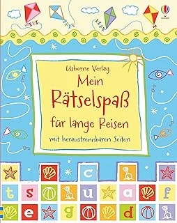 Mein Rätselspaß Für Lange Reisen: Mit Heraustrennbaren Seiten (Usborne Mitmach-Blöcke) ürün görseli 1
