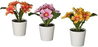 Fejka Saksılı Yapay Bitki, Karışık Renkler, 6 Cm, Çuha Çiçeği, Iç-Dış Mekan ürün görseli 1