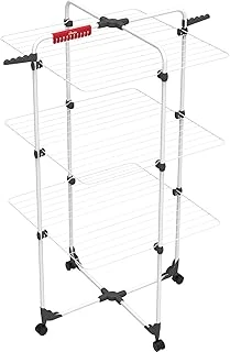 Vileda Mixer Çelik Dikey Çamaşır Askılığı, Beyaz, 5 X 71 X 127.5 Cm ürün görseli 1
