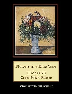 Independently Published Flowers In A Vase: Cezanne Cross Stitch Pattern ürün görseli 1